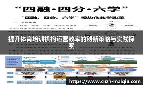 提升体育培训机构运营效率的创新策略与实践探索